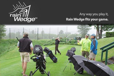 Rain Wedge, the Premier Golf Bag Rain Cover Photo