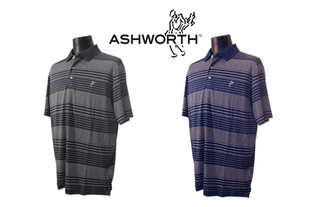 Ashworth EZ-TEC2 Striped Polo Shirts GroupGolfer Featured Image