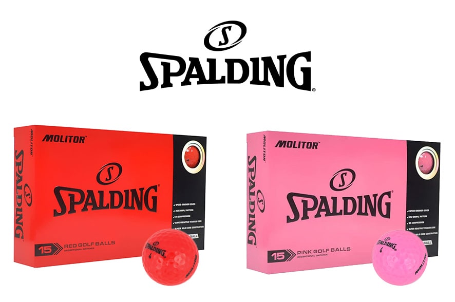 Six 15-Packs of Spalding Molitor Golf Balls