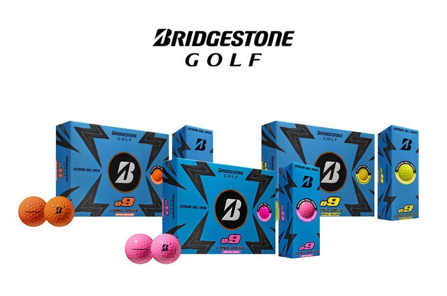 Six Dozen Bridgestone e9 Long Drive Golf Balls