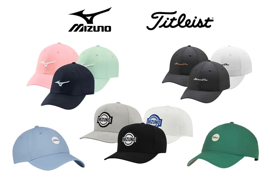 2-Pack of Titleist or Mizuno Golf Hats